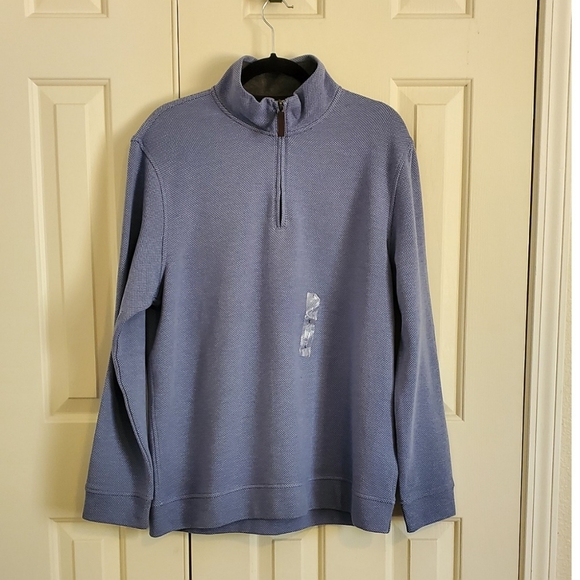 Men's Tasso Elba Long Sleeve 1/4 Zip Sweater | L - Picture 2 of 3